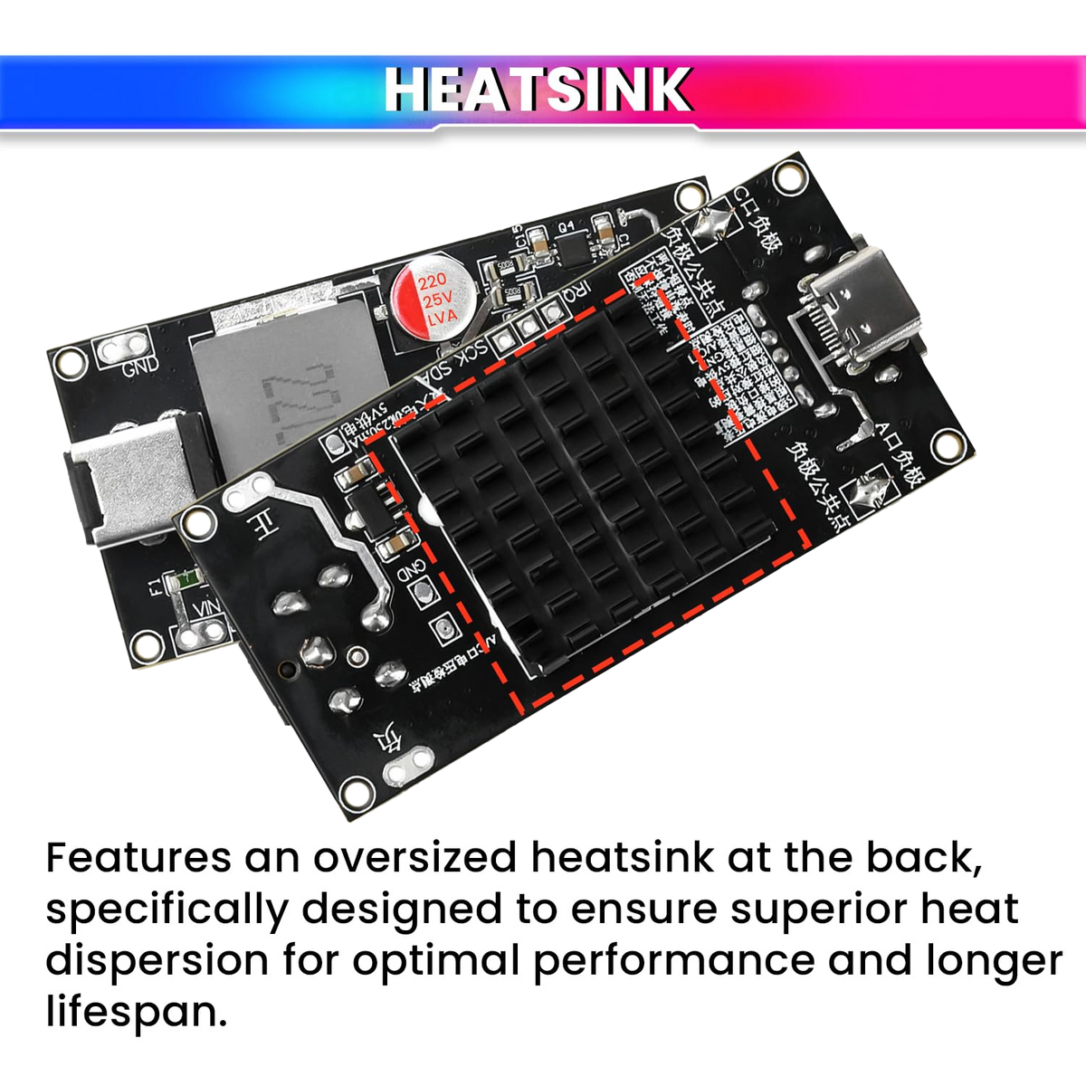 140W USB-C Fast Charging & Discharging Module Supports 2S–6S Lithium Batteries Smart Protection