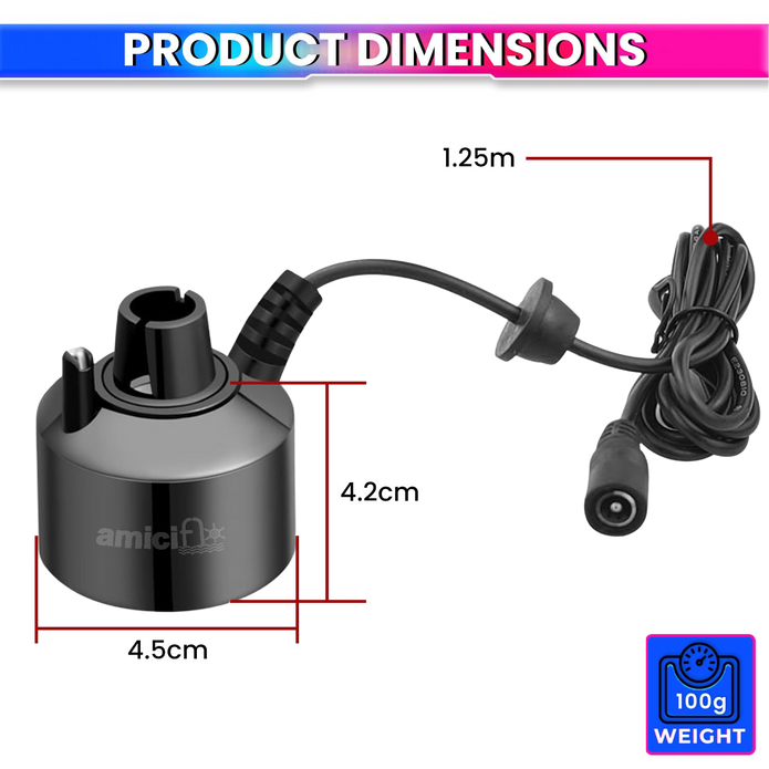Ultrasonic Mist Maker Fogger Atomizer Spray Machine With Auto Shut-Off For Parties & Function