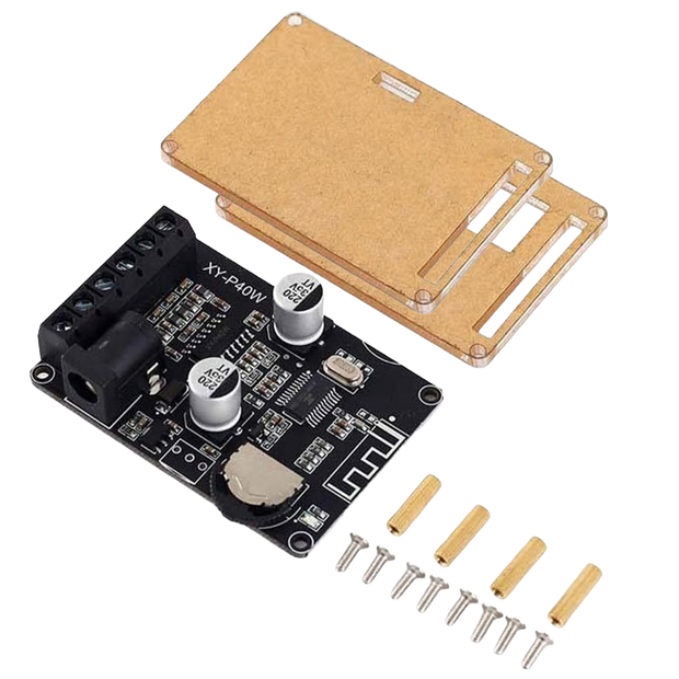 Mini Bluetooth 5.0 Amplifier Board – Dual Channel, Stepless Tuning, DC 8–24V DIY Speaker Audio Module