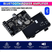 Mini Bluetooth 5.0 Amplifier Board – Dual Channel, Stepless Tuning, DC 8–24V DIY Speaker Audio Module