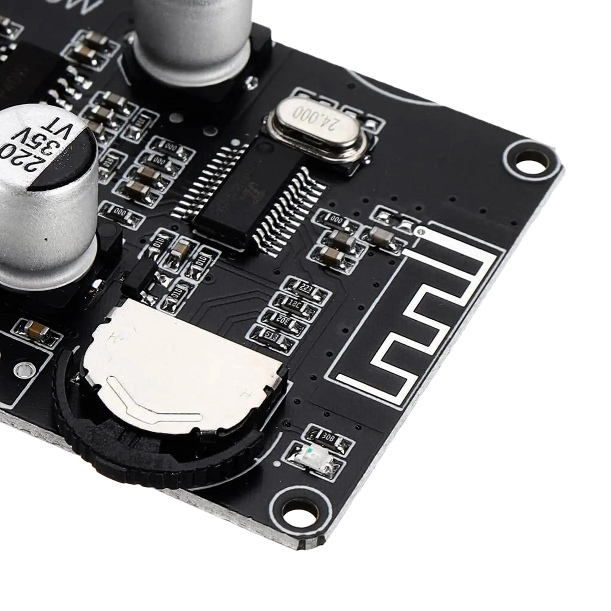 Mini Bluetooth 5.0 Amplifier Board – Dual Channel, Stepless Tuning, DC 8–24V DIY Speaker Audio Module