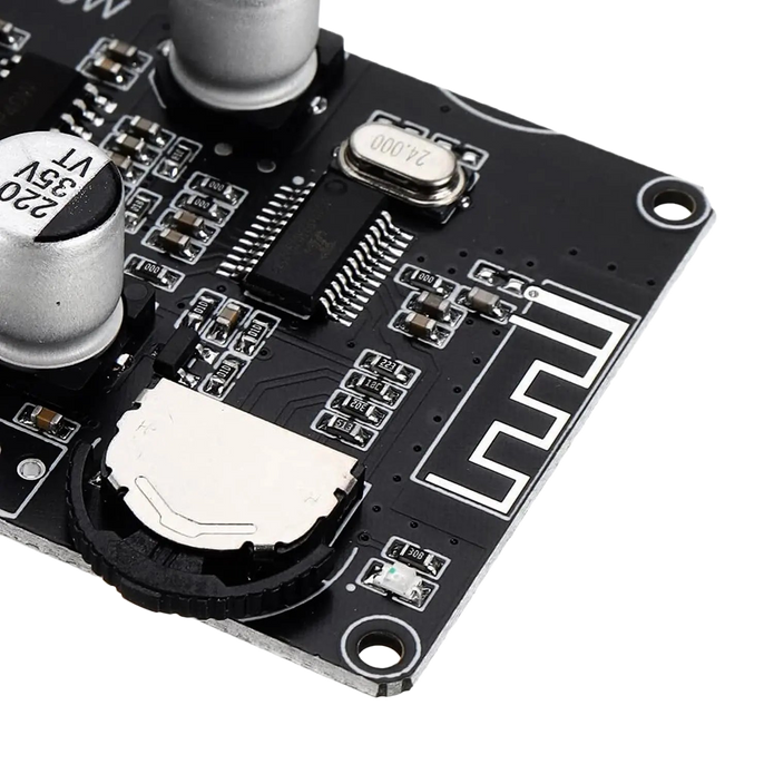 Mini Bluetooth 5.0 Amplifier Board – Dual Channel, Stepless Tuning, DC 8–24V DIY Speaker Audio Module