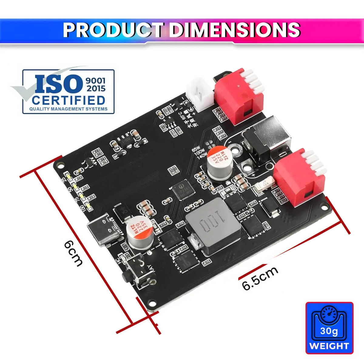 140W Bidirectional Fast Charging Module USB-C to DC PD3.1 Charger & Discharger Compatible