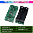 18650 Lithium Battery Charger Module with Type-C Input 5V to 12V DC-DC Step-Up Booster Converter & 3A Fast Charging