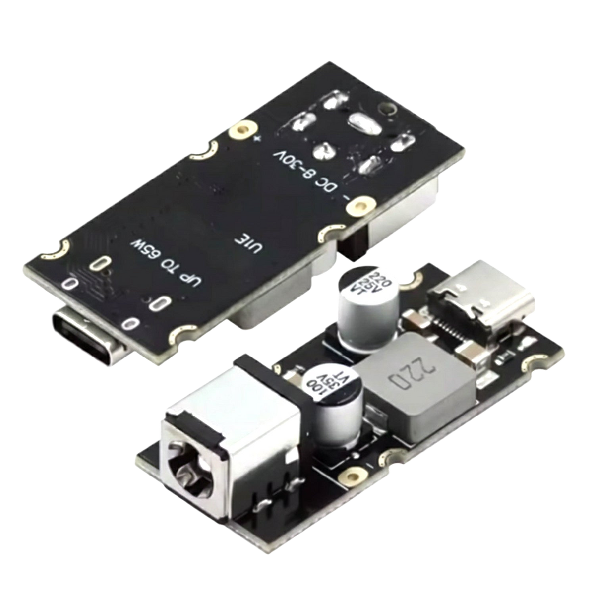 65W USB Fast Charger Module QC4.0 / QC3.0 & PD3.1 (PPS) | DC 8–30V Input DIY USB-C Charging Board