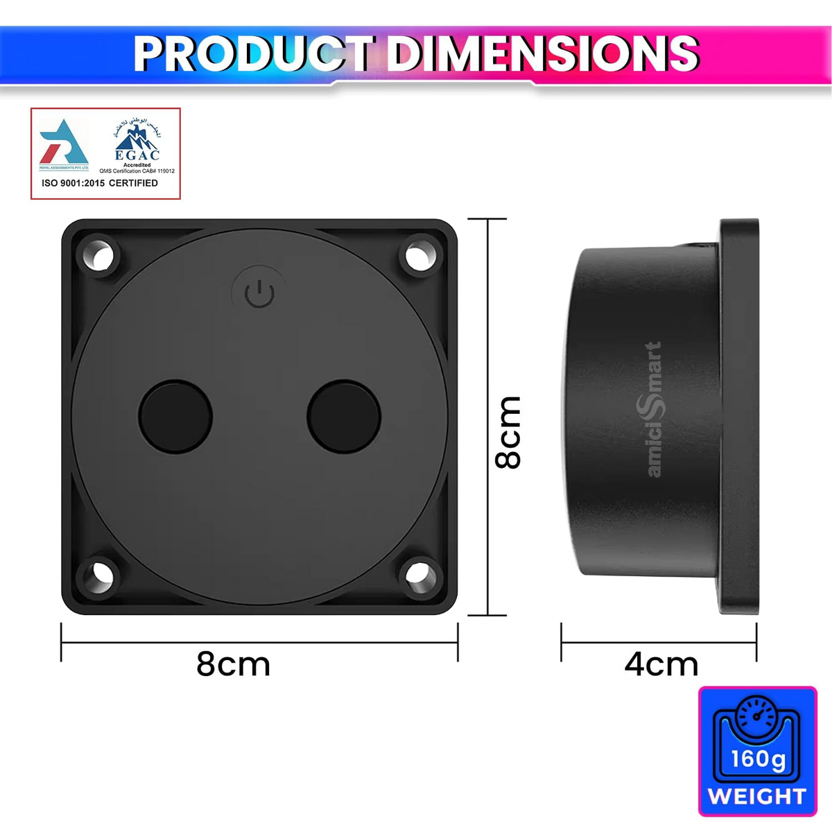 WiFi Ultrasonic Liquid Level Water Tank Monitor Sensor | Real-Time SmartLife APP Alerts
