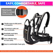 Baby Harness for Two-Wheeler, Kids Motorcycle Safety Belt with Adjustable Straps (1–6 Years)