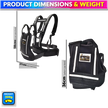 Baby Harness for Two-Wheeler, Kids Motorcycle Safety Belt with Adjustable Straps (1–6 Years)