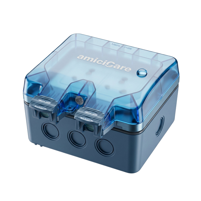 Waterproof Power Socket, 6/16Amp Outdoor Electric Switch Socket Box IP66