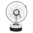 12-Inch Rechargeable Table Fan – Portable 3-Speed AC/DC Fan with 24-Hour Battery Backup