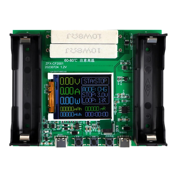 Battery Capacity Tester for 18650 Type, Digital Battery Power Detector Module