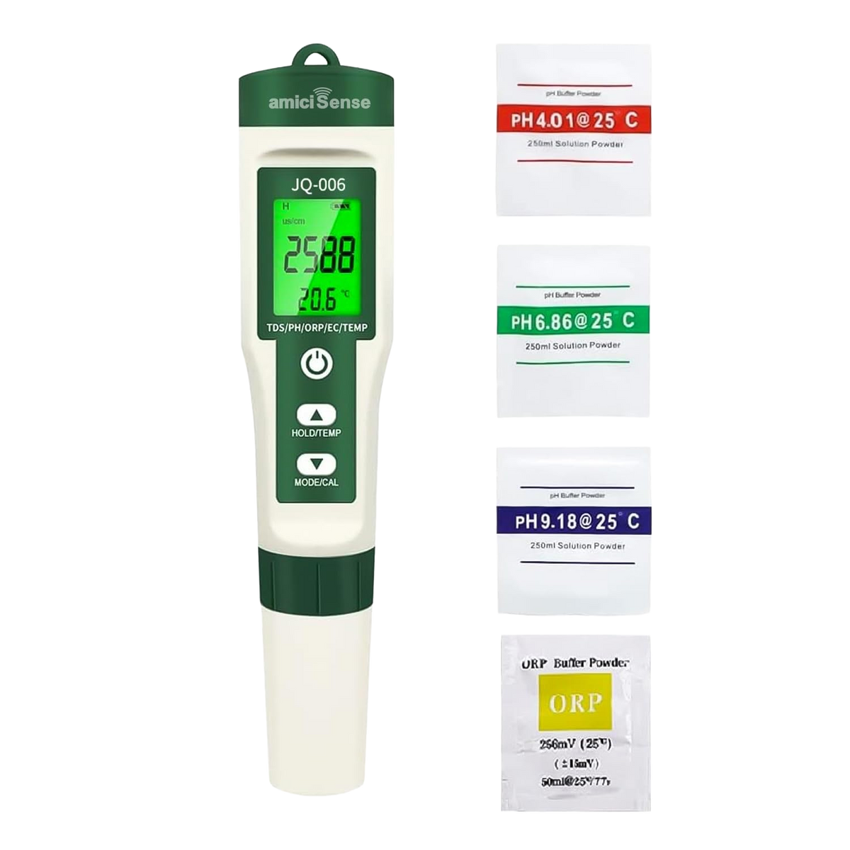 10-in-1 Digital Water Quality Tester | pH, EC, TDS, ORP, Salinity & Temp Meter