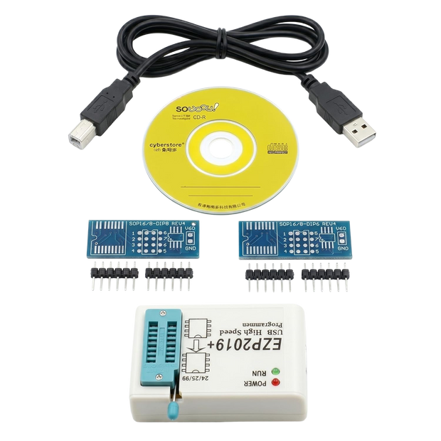 EZP2019+ High-Speed USB SPI Programmer for EEPROM/BIOS Flash Chip Programming