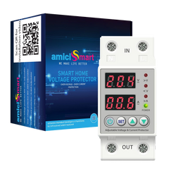 amiciSmart white 63A voltage and overload protector, device without protective mount