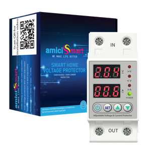 amiciSmart white 63A voltage and overload protector, device without protective mount