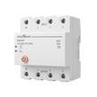 amiciSmart 80A three-phase WiFi circuit breaker — angled view