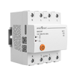 amiciSmart 80A three-phase WiFi circuit breaker — Device — side and QR labels