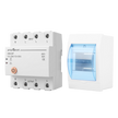amiciSmart 80A three-phase WiFi circuit breaker — Device with protective mount