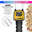 Grain Moisture Meter Handheld Humidity Tester for Wheat, Rice, Corn, etc with 4 AA Battery amiciKart