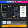 Car Paint Tester (0–1400μm) Magnetic & Non-Magnetic Coating Thickness Gauge Digital Paint Meter with Rotatable Display