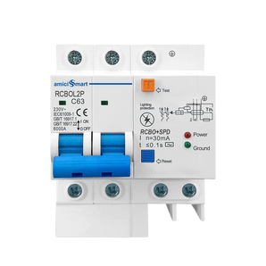 amiciSmart 63A RCBO with Lightning Protection