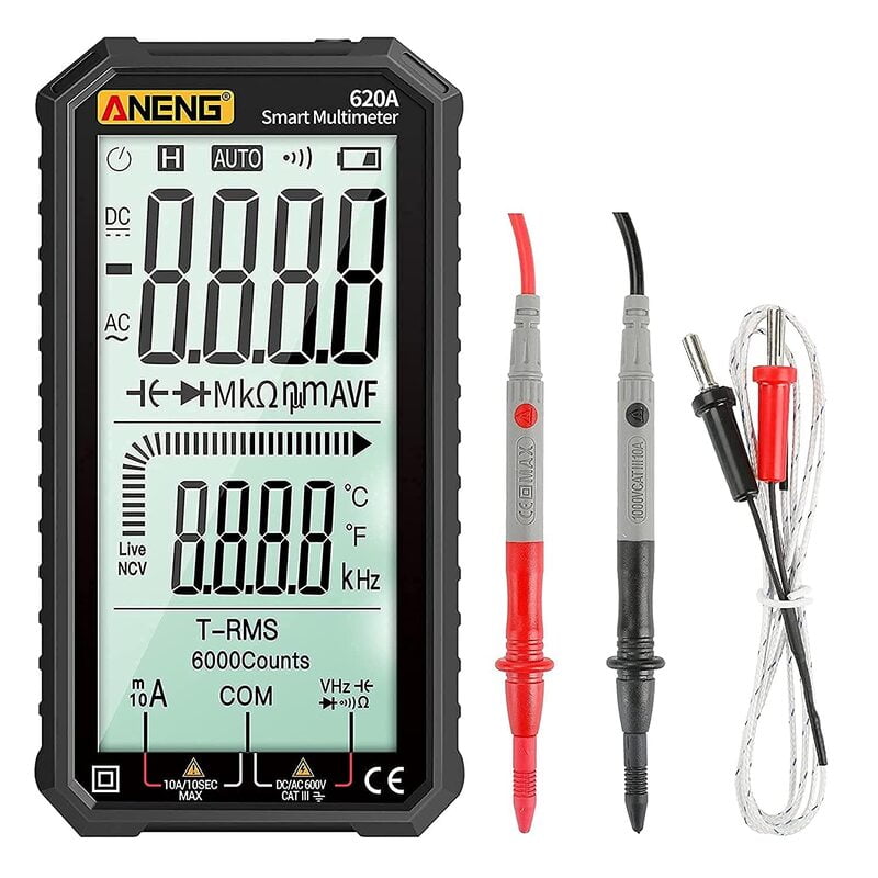 Touch Multimeter ANENG 620A Full Display With 2 AAA Battery