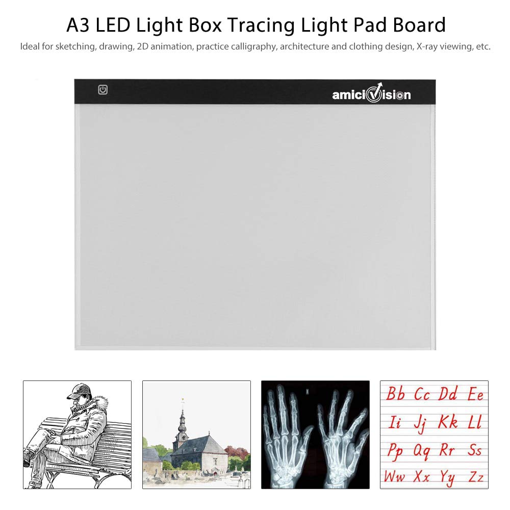 A3 Drawing/ Tracing Board (Basic) with DC Adapter