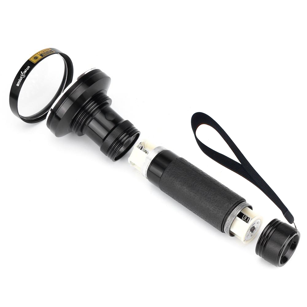 100 LED UV Flashlight Torch 395 nm (with AA Battery)