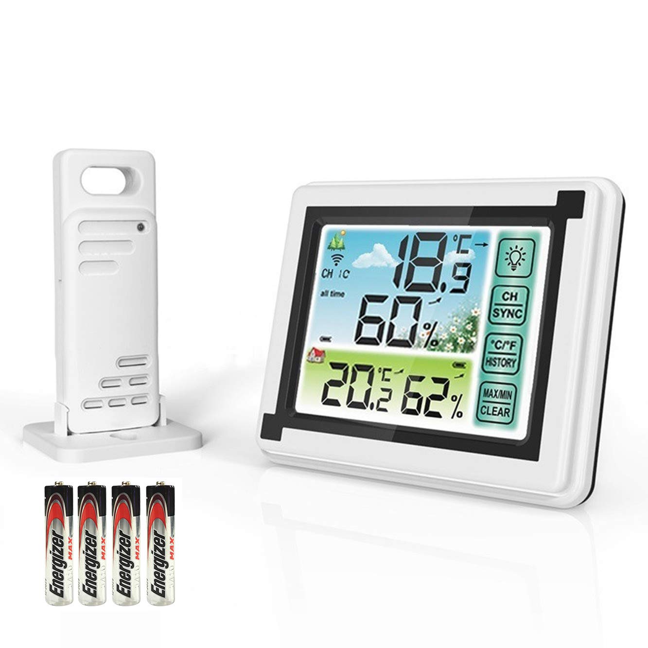 Outdoor Temperature Sensor With AAA Batteries