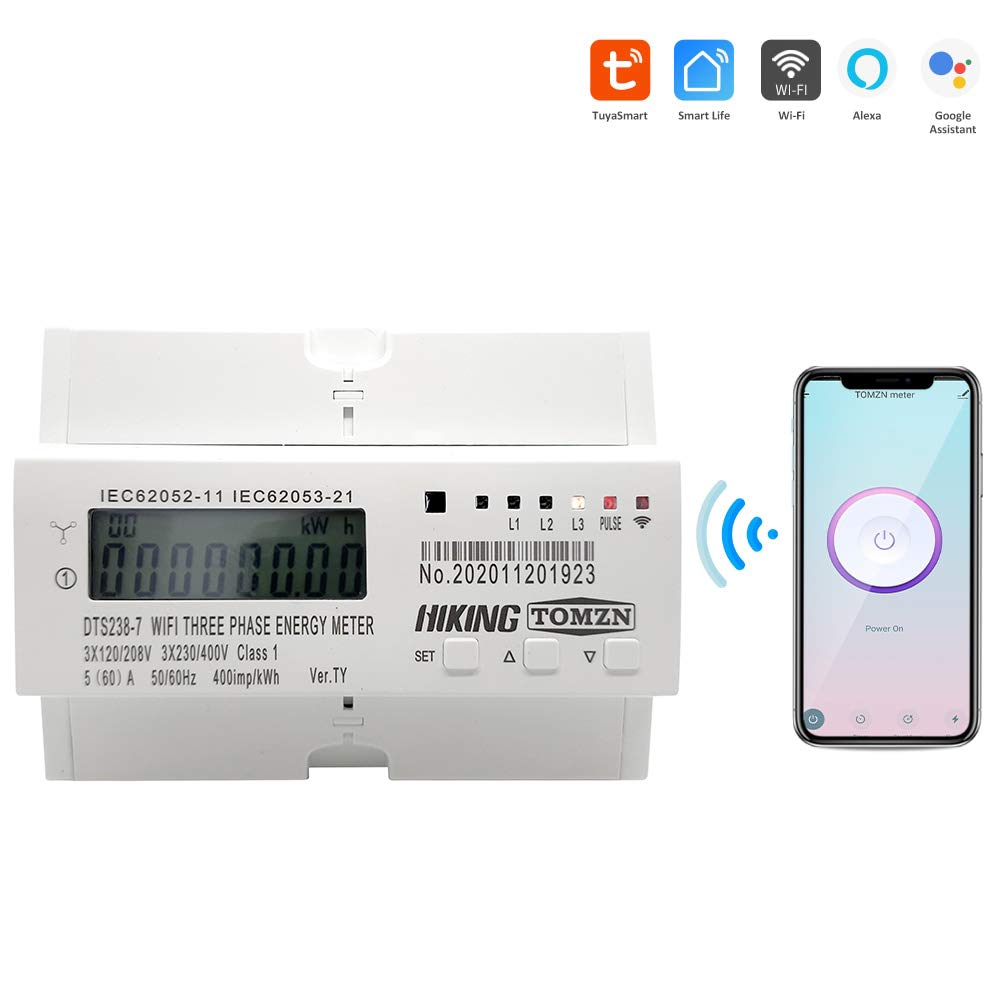 3 Phase WIFI Energy Meter With WISEN Operated