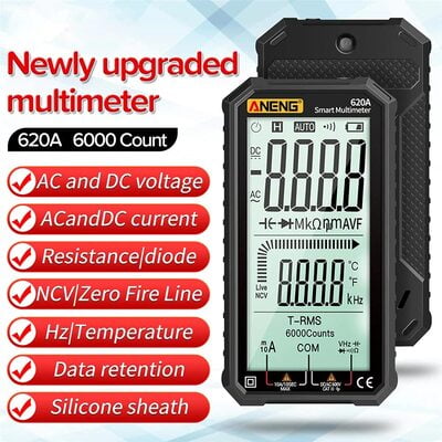 Touch Multimeter ANENG 620A Full Display With 2 AAA Battery
