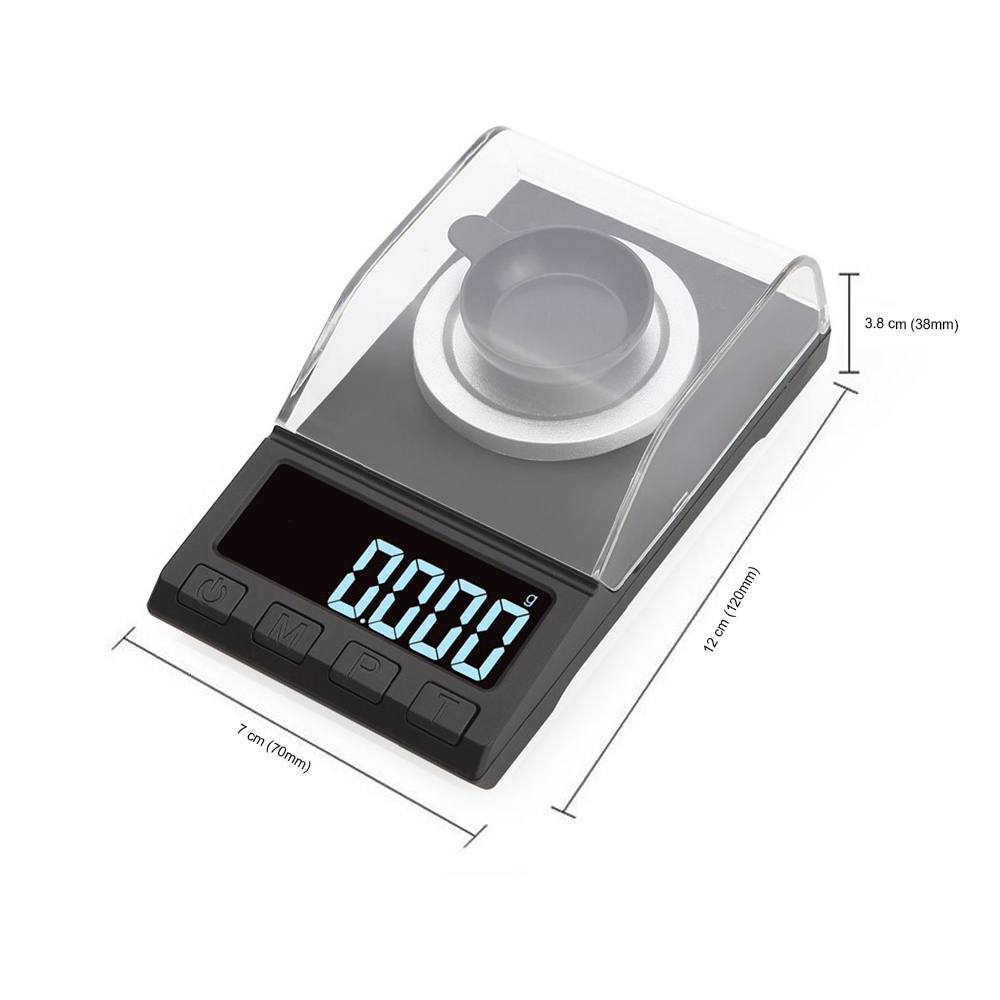 High Precision Pocket Weighing Scale 100g - New Type with AAA Battery