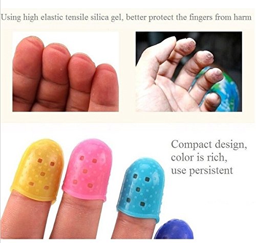 4 in 1 Flexible Fingerstall Silicone Fingertip Protector