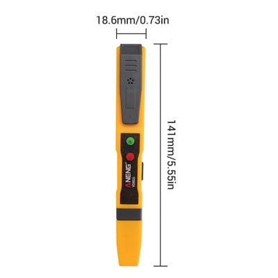 ANENG VD806 Touchless Voltage Detector Pen With 2 LR44 Battery