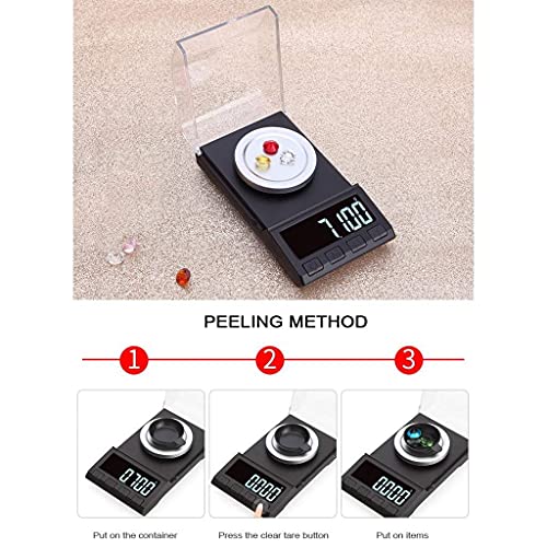 High Precision Pocket Weighing Scale 200g - New Type with AAA Battery
