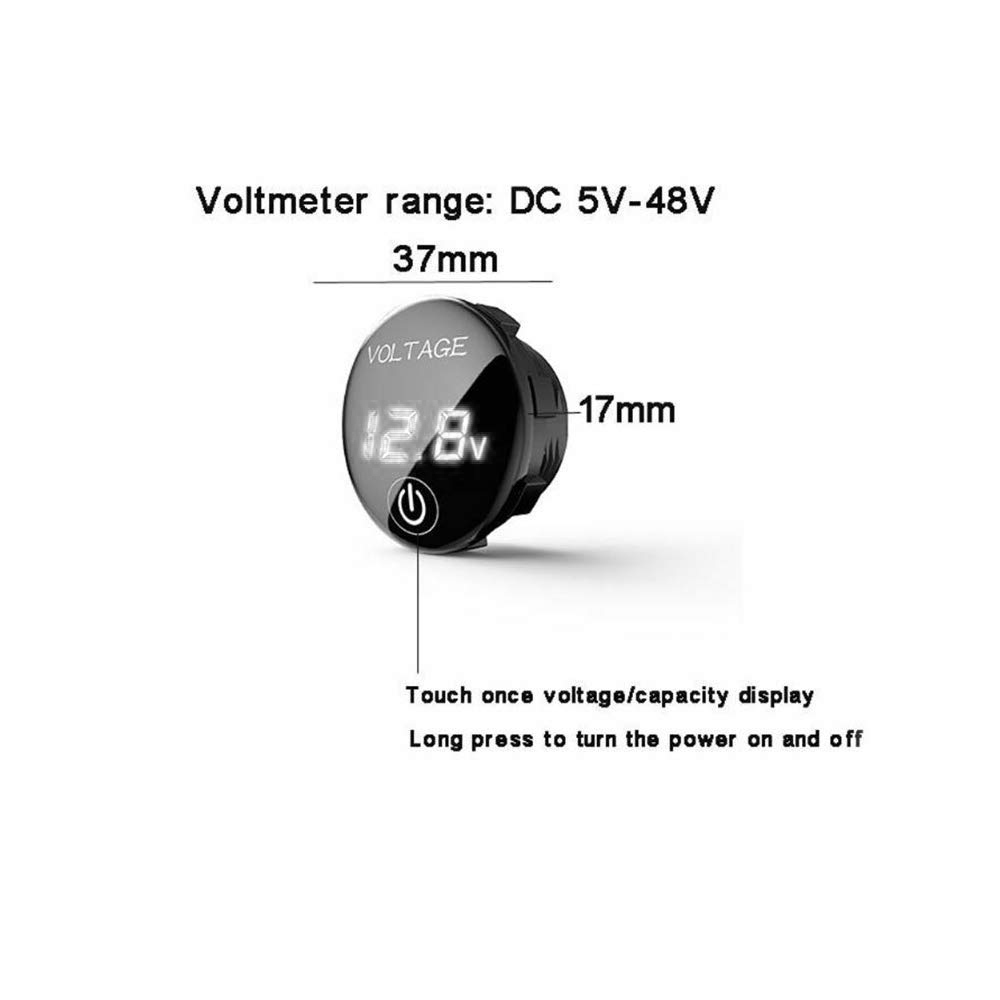 DC Battery Capacity Indicator (5V-48V)