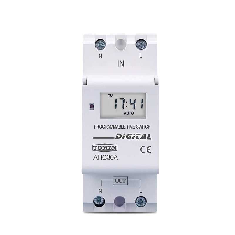 Tomzn Programmable Timer Switch - 12V, 30A