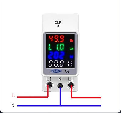 Electrical Parameters Display (DIN Rail)