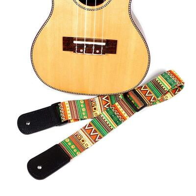Printed Design Nylon Sling Strap Belt For Guitar
