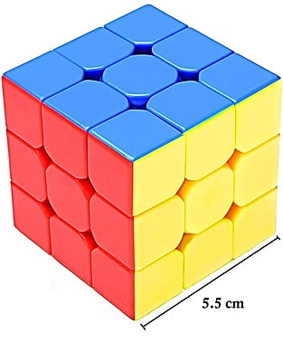 3x Professional Plastic Rubic's Cube