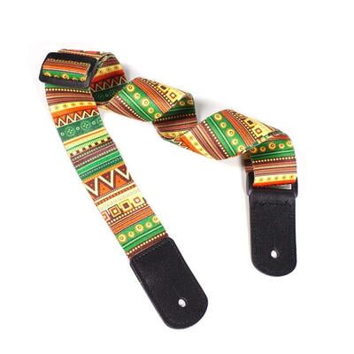Printed Design Nylon Sling Strap Belt For Guitar