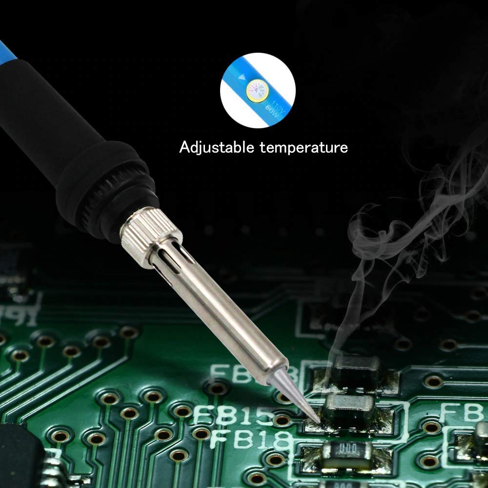 amiciTools Soldering Iron 60W with Adjustable Temperatures