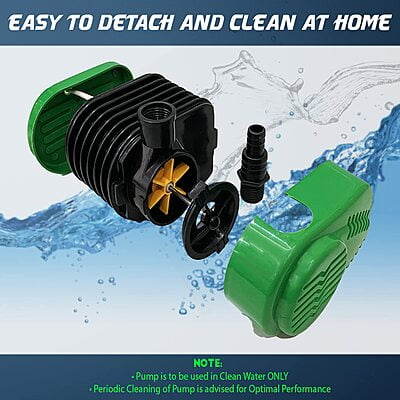 40 W submersible pump with 2 pin plug