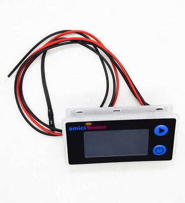 10-100V LCD Acid Lead Lithium Battery Capacity Indicator Voltmeter Monitor Display