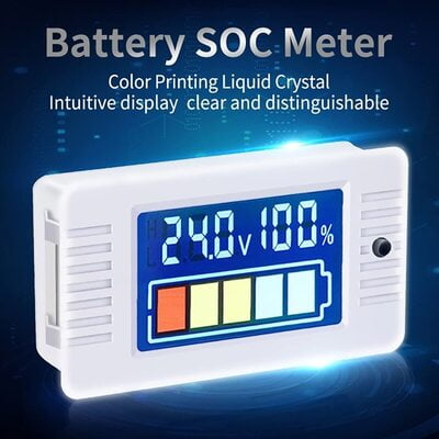 Large Color Screen Battery Capacity Voltage Tester 0-100v DC