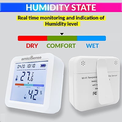 Wireless Portable Temperature Humidity Meter (NEW) with AAA battery