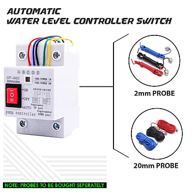 220V 10A Automatic Water Level Control Switch, Pump Controller Water Tank Level Detector