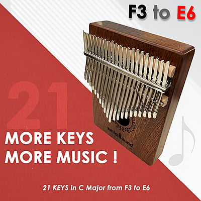 Thumb Piano 21 Keys - Musical Instrument