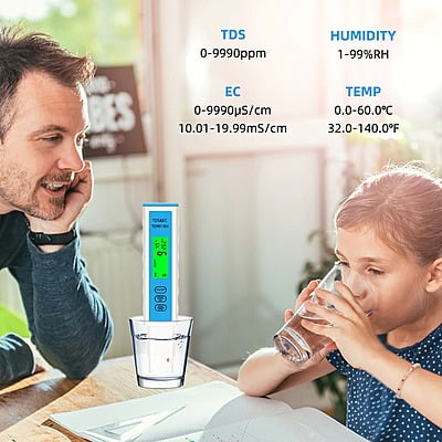 Bluetooth pH/TDS Meter (Pen Type) with battery