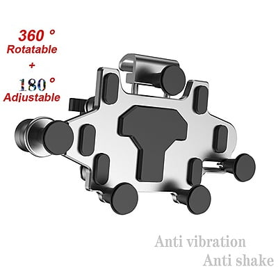 Mobile Holders for Superbikes, 360° Rotatable Aluminum 5.1 inch to 7.2 Inch  Phone